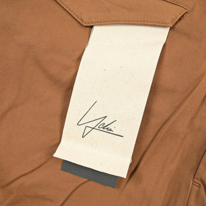 YCHAI “ROBUSTO” ストレッチコットン ツータックチノパンツ / TAPERED FIT ブラウン(COGNAC) 33 | GUARDAROBA MILANO OFFICIAL STORE