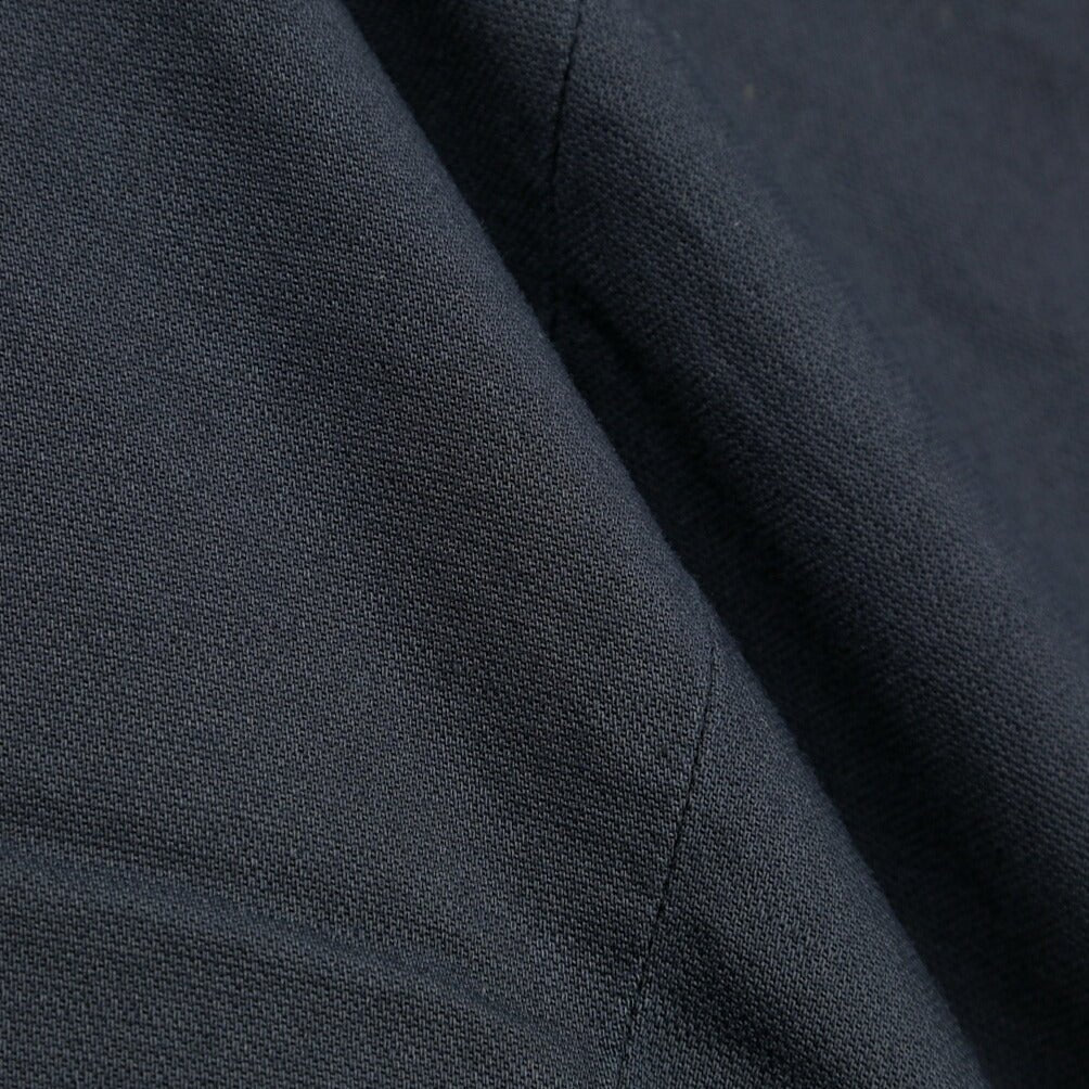 YCHAI “ROBUSTO” リネン混コットン ツータックストレッチパンツ / TAPERED FIT ネイビー(BLU) 30 | GUARDAROBA MILANO OFFICIAL STORE