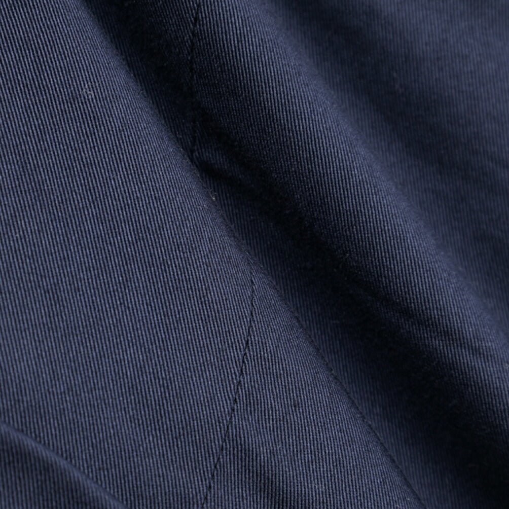 YCHAI “ROBUSTO” ストレッチコットン ノータックチノパンツ / TAPERED FIT ネイビー(BLU FRANCIA) 30 | GUARDAROBA MILANO OFFICIAL STORE