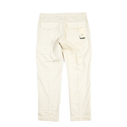 YCHAI “ROBUSTO” リネン混コットン ベイカーパンツ / TAPERED FIT ライトグレー(STUCCO) 33 | GUARDAROBA MILANO OFFICIAL STORE