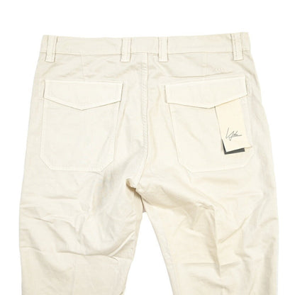 YCHAI “ROBUSTO” リネン混コットン ベイカーパンツ / TAPERED FIT ライトグレー(STUCCO) 33 | GUARDAROBA MILANO OFFICIAL STORE