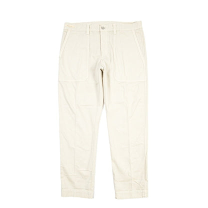 YCHAI “ROBUSTO” リネン混コットン ベイカーパンツ / TAPERED FIT ライトグレー(STUCCO) 33 | GUARDAROBA MILANO OFFICIAL STORE