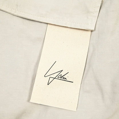 YCHAI “ROBUSTO” リネン混コットン ノータックカーゴパンツ / TAPERED FIT ライトグレー(STUCCO) 30 | GUARDAROBA MILANO OFFICIAL STORE