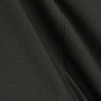 YCHAI “ROBUSTO” リネン混コットン ツータックパンツ / TAPERED FIT ブラック(NERO) 29 | GUARDAROBA MILANO OFFICIAL STORE