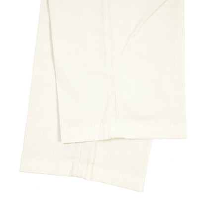 YCHAI “ROBUSTO” ストレッチコットン ノータックチノパンツ / TAPERED FIT オフホワイト(STUCCO) 33 | GUARDAROBA MILANO OFFICIAL STORE