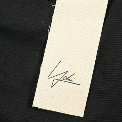 YCHAI “ROBUSTO” リネン混コットン ノータックパンツ / TAPERED FIT ブラック(NERO) 33 | GUARDAROBA MILANO OFFICIAL STORE