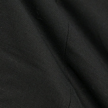 YCHAI “ROBUSTO” リネン混コットン ノータックパンツ / TAPERED FIT ブラック(NERO) 33 | GUARDAROBA MILANO OFFICIAL STORE