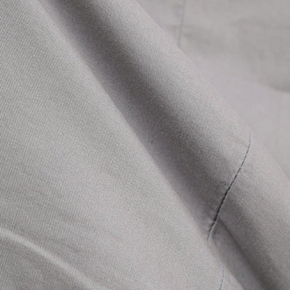 YCHAI “ROBUSTO” ストレッチコットン ツータックチノパンツ / TAPERED FIT グレー(GRIGIO) 31 | GUARDAROBA MILANO OFFICIAL STORE