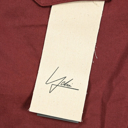 YCHAI “ROBUSTO” リネン混コットン ツータックストレッチパンツ / TAPERED FIT ワインレッド(BORDEAUX) 29 | GUARDAROBA MILANO OFFICIAL STORE