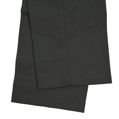 YCHAI ストレッチウール ノータックパンツ / TAPERED FIT ブラック 31 | GUARDAROBA MILANO OFFICIAL STORE