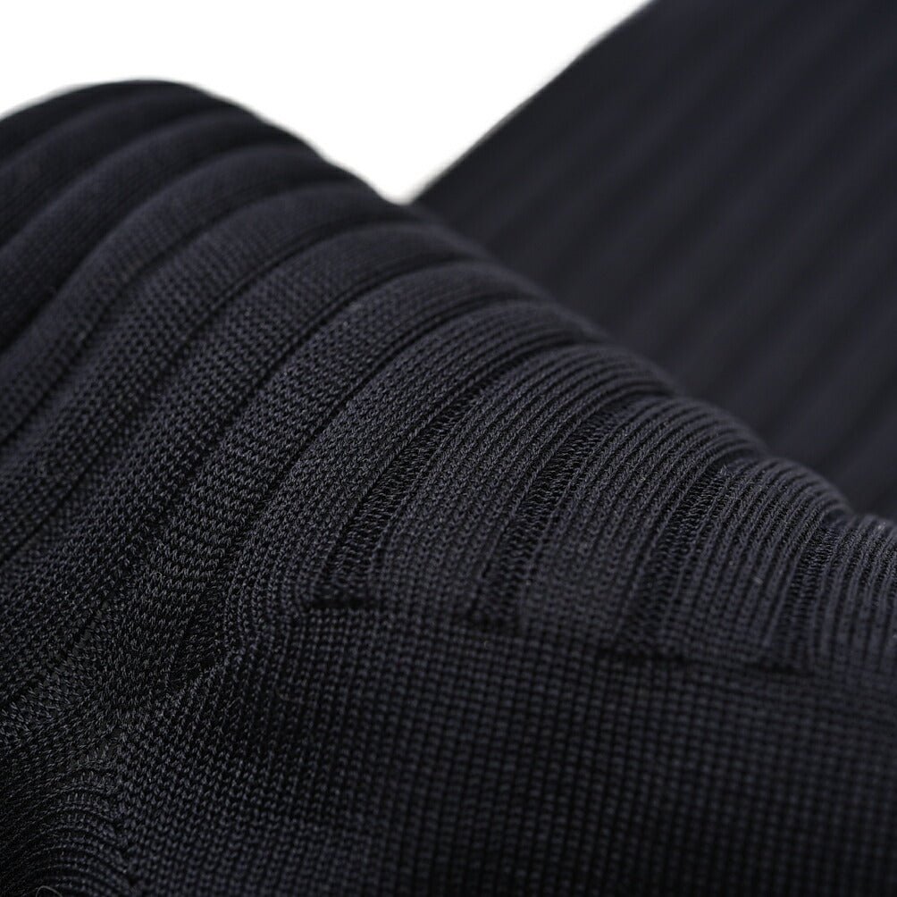 SALE｜ZEGNA ゼニア / コットン100% リブ編みソックス 靴下