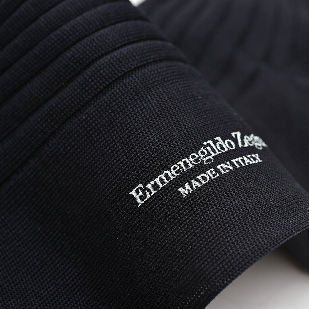 SALE｜ZEGNA ゼニア / コットン100% リブ編みソックス 靴下