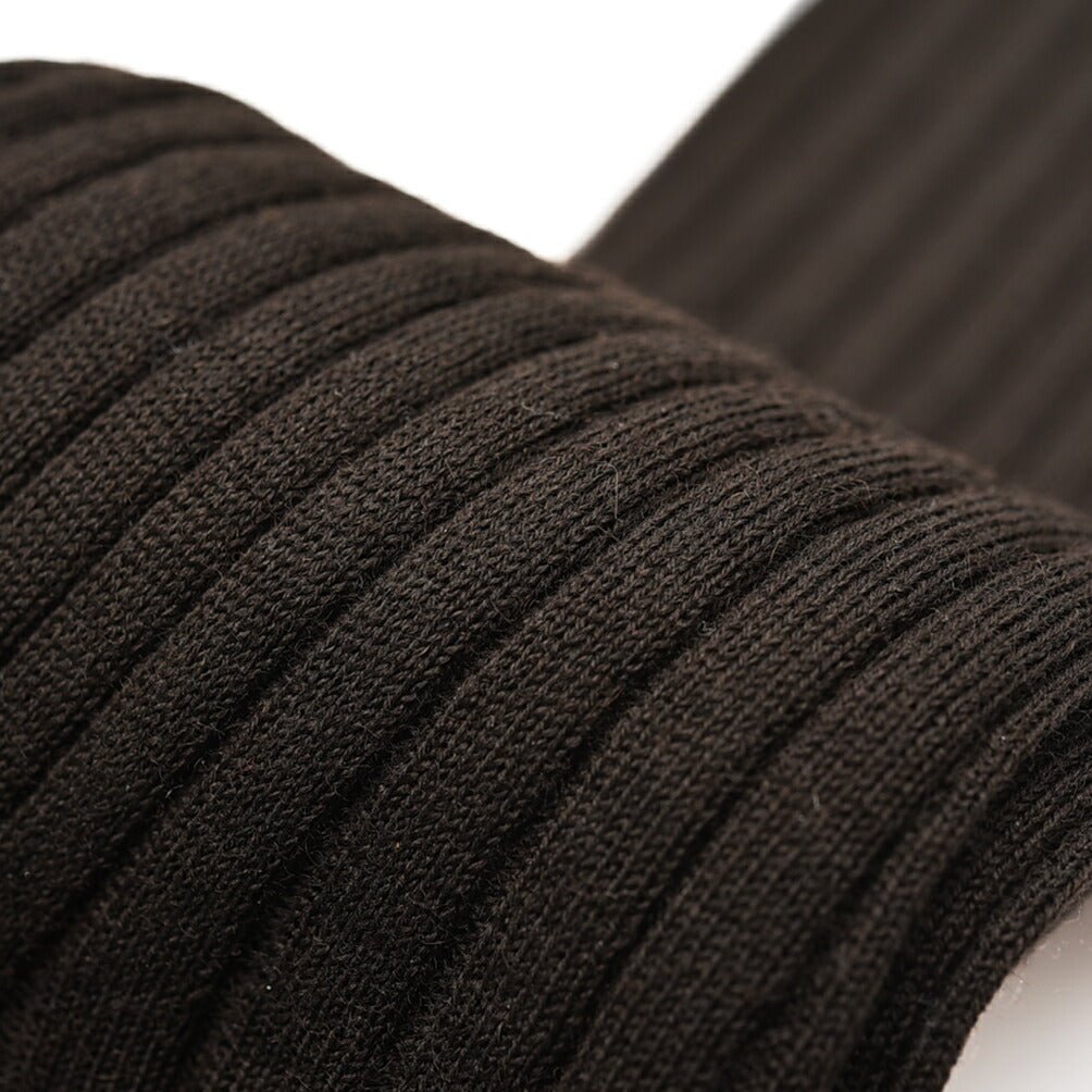 ZEGNA ウールソックス リブ編み 靴下｜428046-39_40｜GUARDAROBA MILANO OFFICIAL STORE