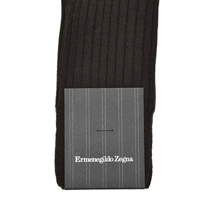 ZEGNA ウールソックス リブ編み 靴下｜428046-39_40｜GUARDAROBA MILANO OFFICIAL STORE