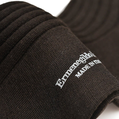 ZEGNA ウールソックス リブ編み 靴下｜428046-39_40｜GUARDAROBA MILANO OFFICIAL STORE