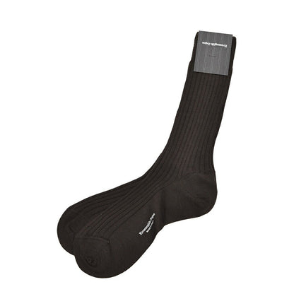 ZEGNA ウールソックス リブ編み 靴下｜428046-39_40｜GUARDAROBA MILANO OFFICIAL STORE