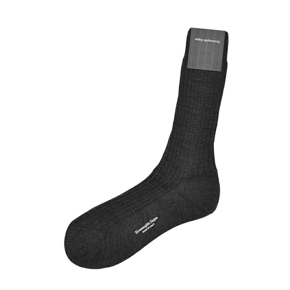 SALE｜ZEGNA ゼニア / コットン100% ソックス 靴下 (クルー丈