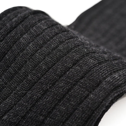 ZEGNA ウール リブ編みハイソックス 靴下｜428166-39_40｜GUARDAROBA MILANO OFFICIAL STORE