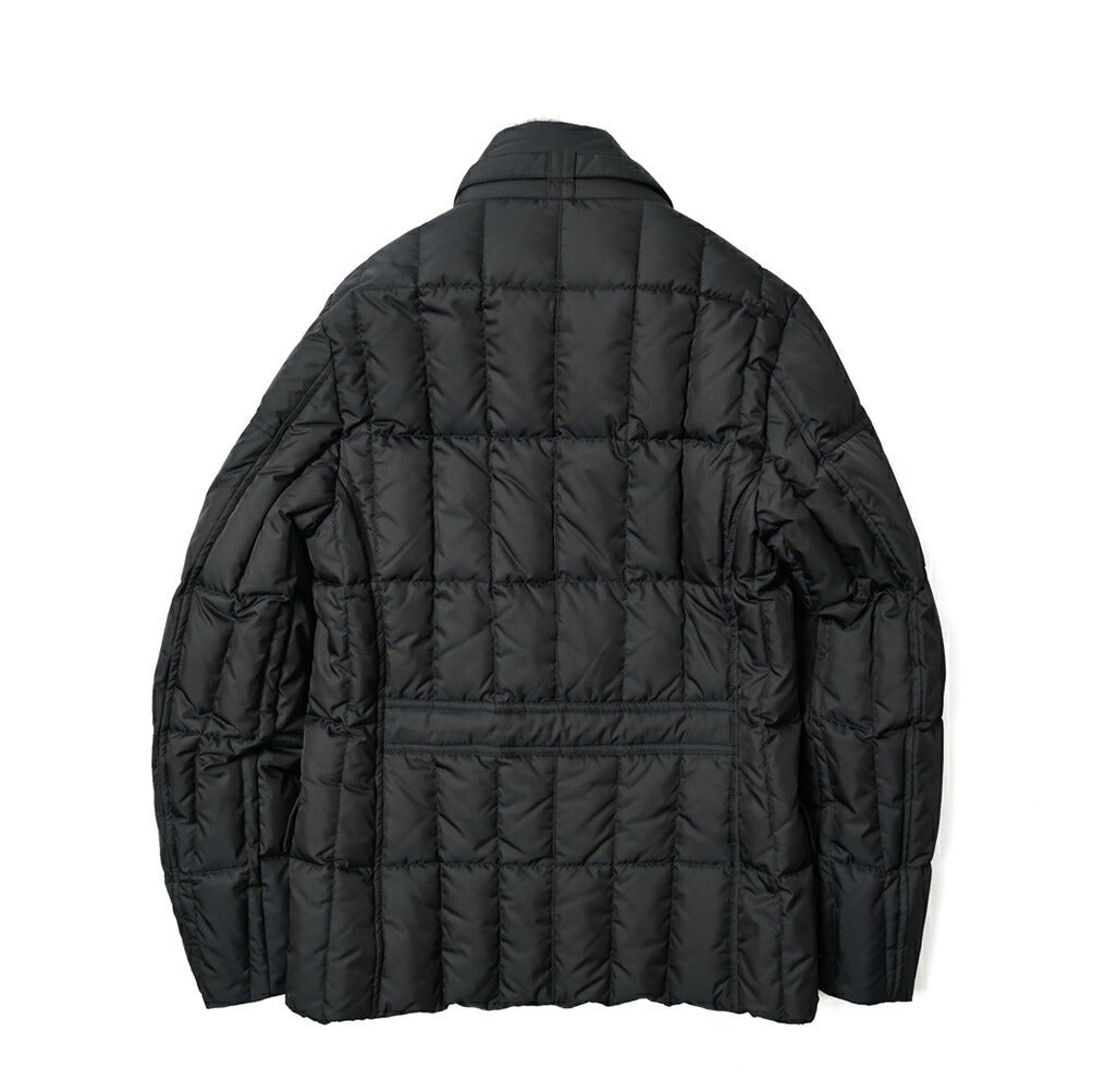 23-24AW MOORER "SIRO-KM" ポリエステル100% 立襟ファー付きセミダブルブレストダウンジャケット｜GUARDAROBA MILANO OFFICIAL STORE