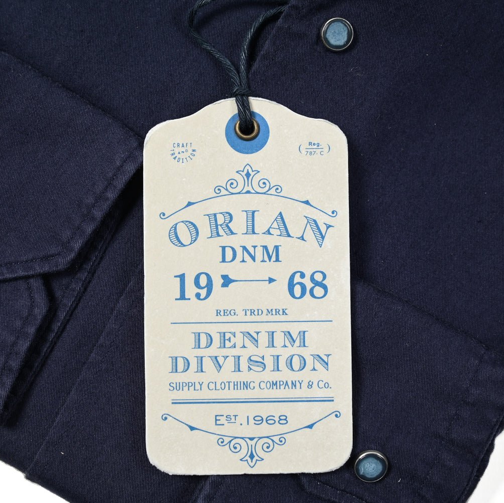 23-24AW ORIAN "DENIM DIVISION" SLIM FIT コットン100% ホリゾンタルカラーシャツ｜GUARDAROBA MILANO OFFICIAL STORE