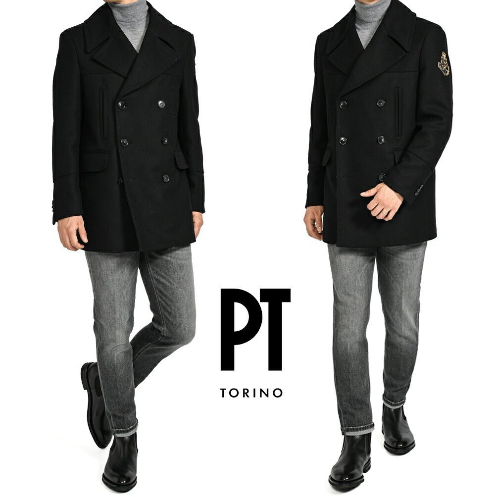 23-24AW PT TORINO ウールメルトン 6BダブルPコート｜GUARDAROBA MILANO OFFICIAL STORE