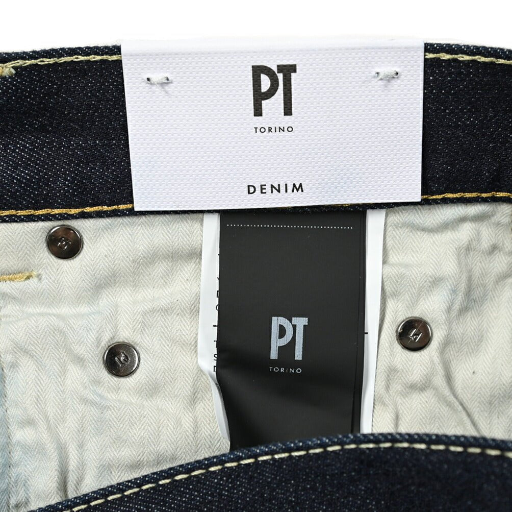 SALE｜PT TORINO DENIM Indigo Special DUB ストレッチデニムテーパードジーンズ