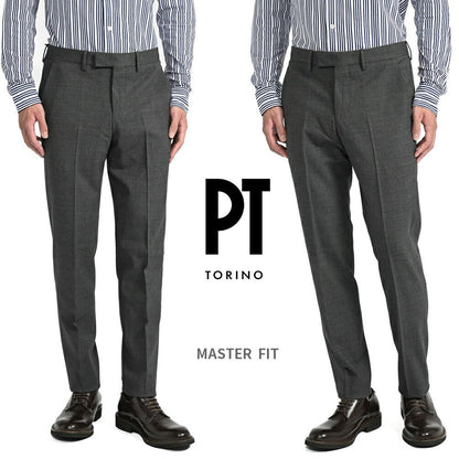 23-24AW PT TORINO "MASTER FIT" ストレッチウール ノータックスラックス｜GUARDAROBA MILANO OFFICIAL STORE
