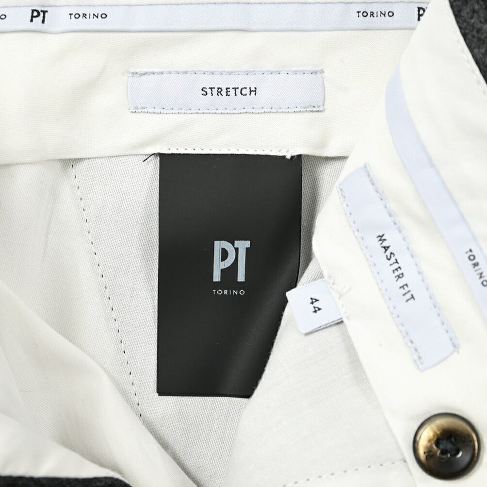 PT TORINO MASTER FIT ストレッチウールフランネル ワンタックスラックス / PT01