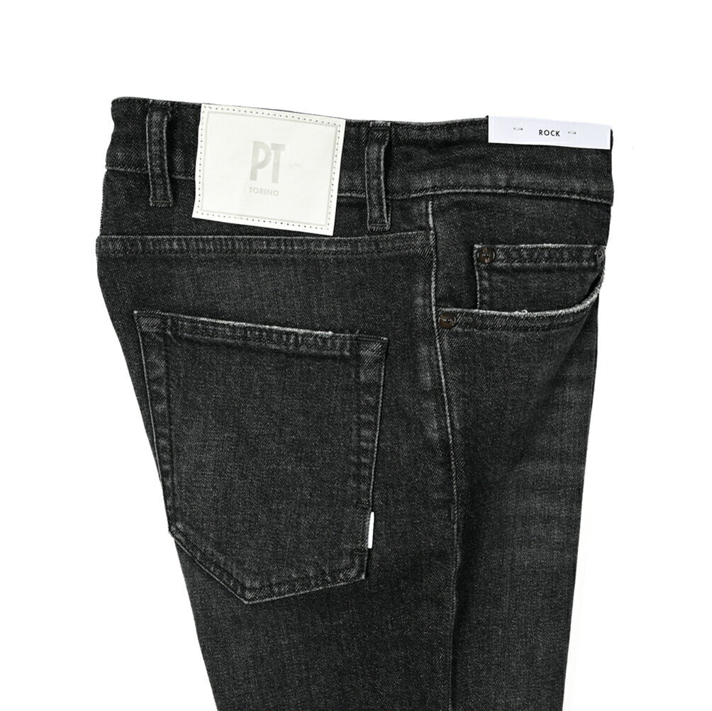 SALE｜PT TORINO DENIM ROCK (SKINNY FIT) Indigo Special ストレッチデニム ブラックスキニージーンズ  / PT05