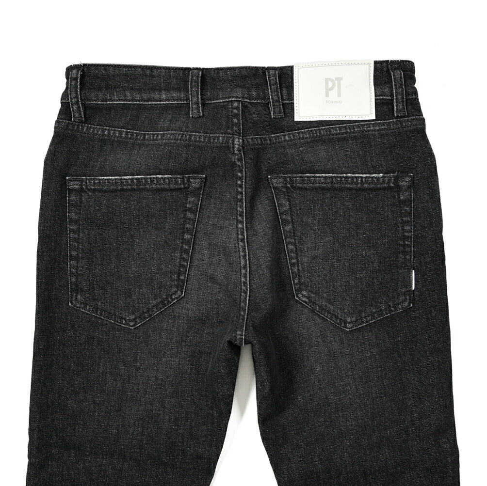 23-24AW PT TORINO ROCK (SKINNY FIT) Indigo Special ストレッチデニム ブラックスキニージーンズ｜GUARDAROBA MILANO OFFICIAL STORE
