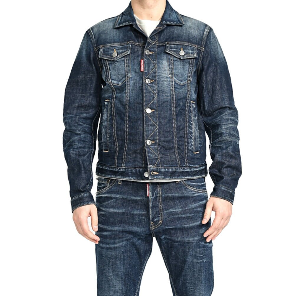 SALE｜DSQUARED2 DAN DENIM JACKET ダーウクリーンウォッシュデニムジャケット / メンズ – GUARDAROBA  MILANO OFFICIAL STORE