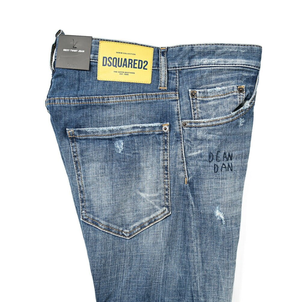 24SS DSQUARED2 "SEXY TWIST JEAN" ストレッチデニムジーンズ｜GUARDAROBA MILANO OFFICIAL STORE