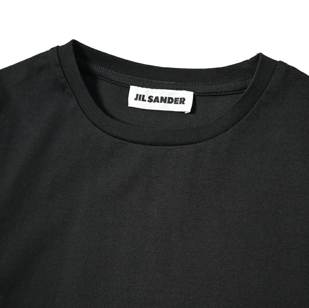 24SS JIL SANDER コットン100% クルーネック半袖Tシャツ(レギュラーフィット)