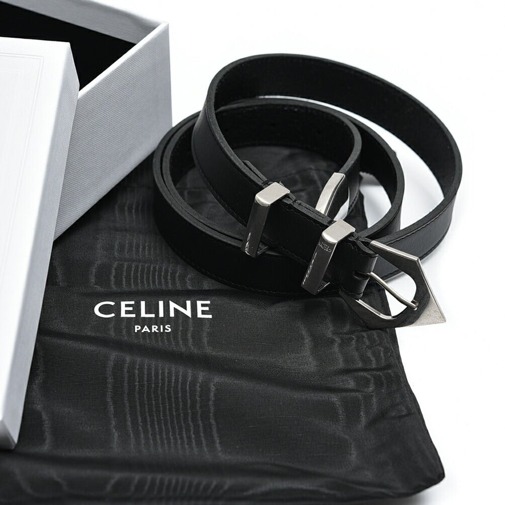 Celine Vネックスリングサンダル 白 36