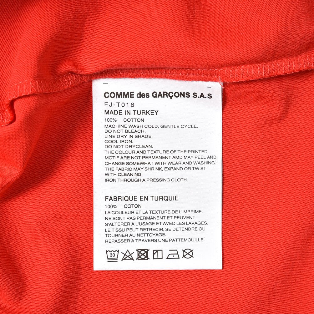 COMME des GARCONS コットン100% クルーネック半袖カラーTシャツ｜GUARDAROBA MILANO OFFICIAL STORE