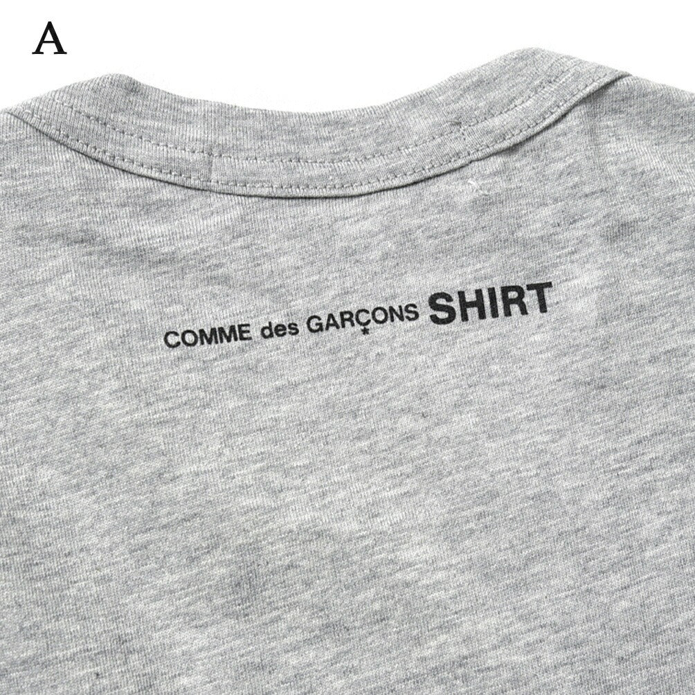 COMME des GARCONS コットン100% クルーネック半袖Tシャツ