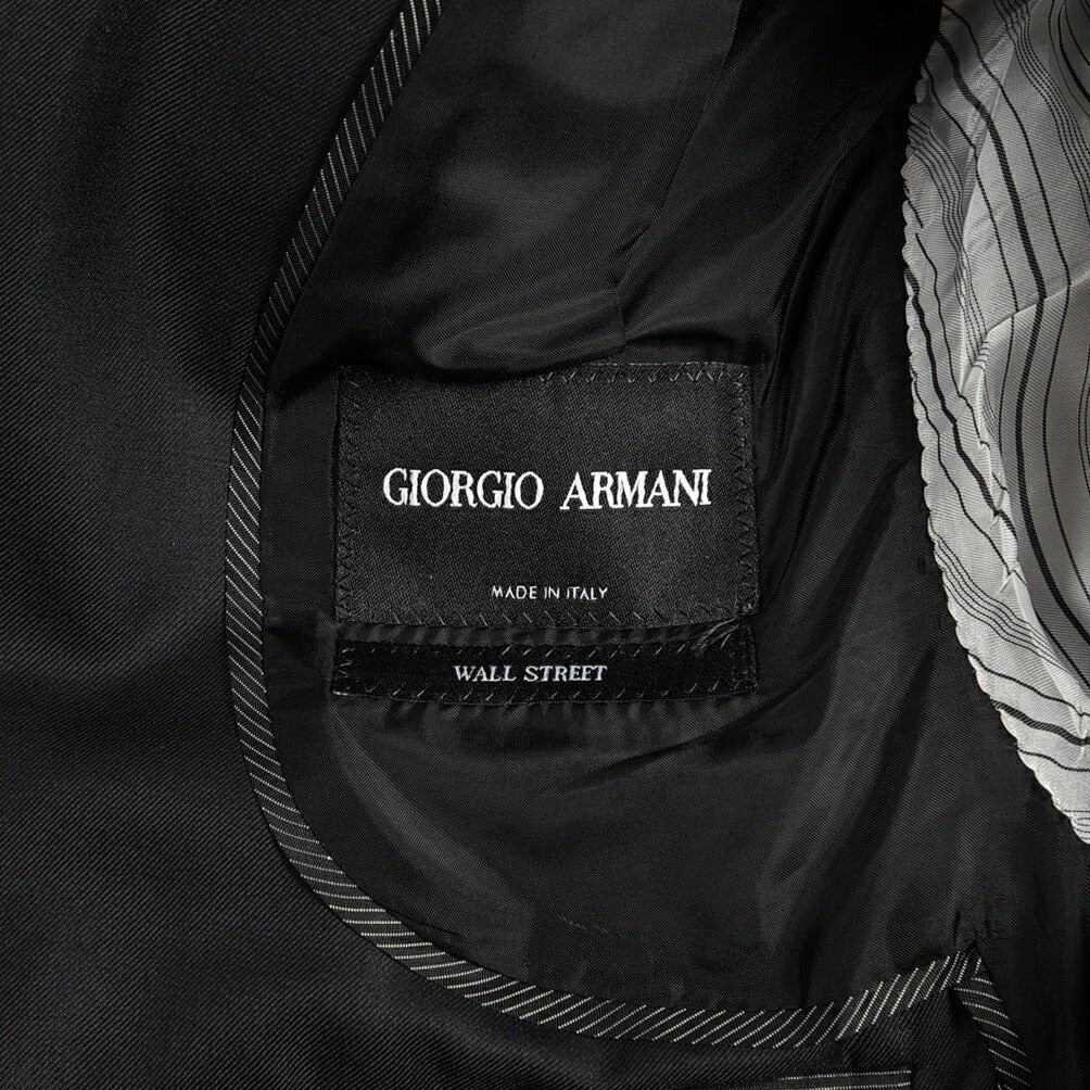 GIORGIO ARMANI "WALL STREET" ウールカシミヤ 2Bシングルテーラードスーツ｜GUARDAROBA MILANO OFFICIAL STORE