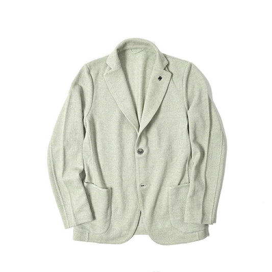 SALE｜GRAN SASSO SARTORIAL リネンコットン 2Bシングルニットジャケット / SLOWEAR｜391432 - C - 50｜GUARDAROBA MILANO OFFICIAL STORE