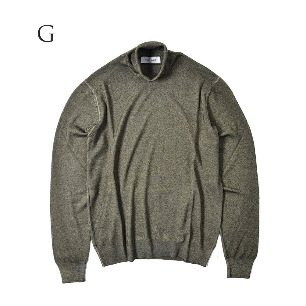 イタリア製　グランサッソ　シルク使いセーター　新品　Gran　Sasso