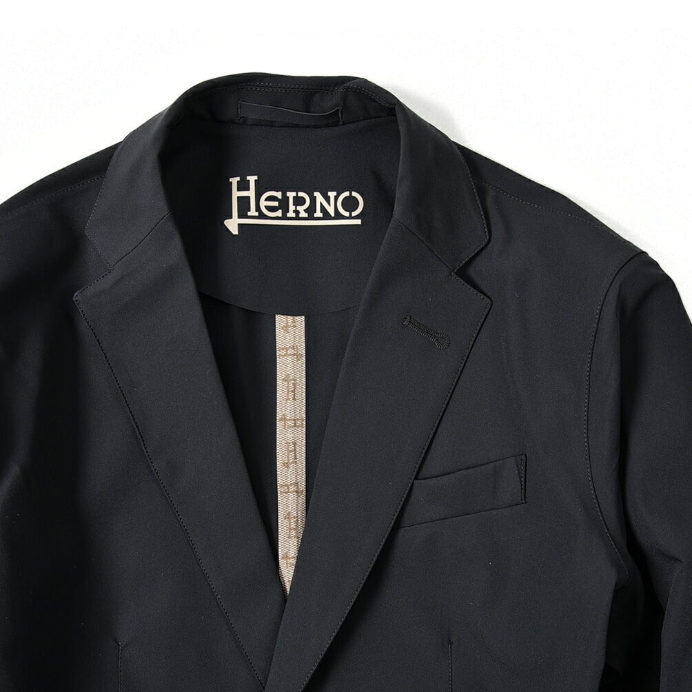 HERNO ESSENCE 2wayストレッチ 2Bシングルイージージャケット