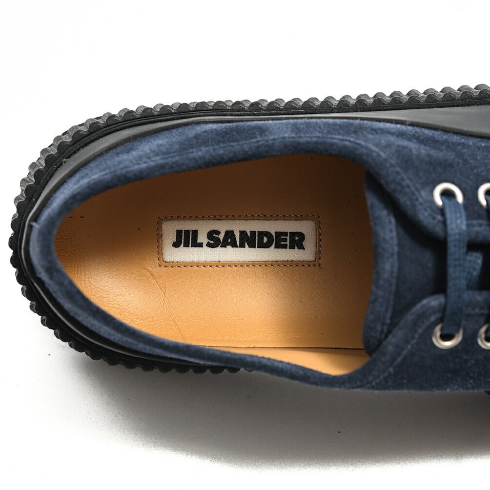 JIL SANDER スエードレザープラットフォームシューズ / メンズ