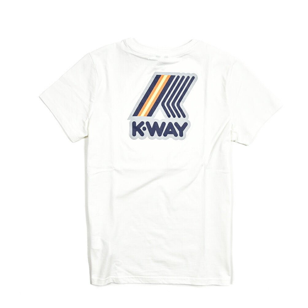 K-WAY コットン100% バックプリント半袖Tシャツ｜GUARDAROBA MILANO OFFICIAL STORE