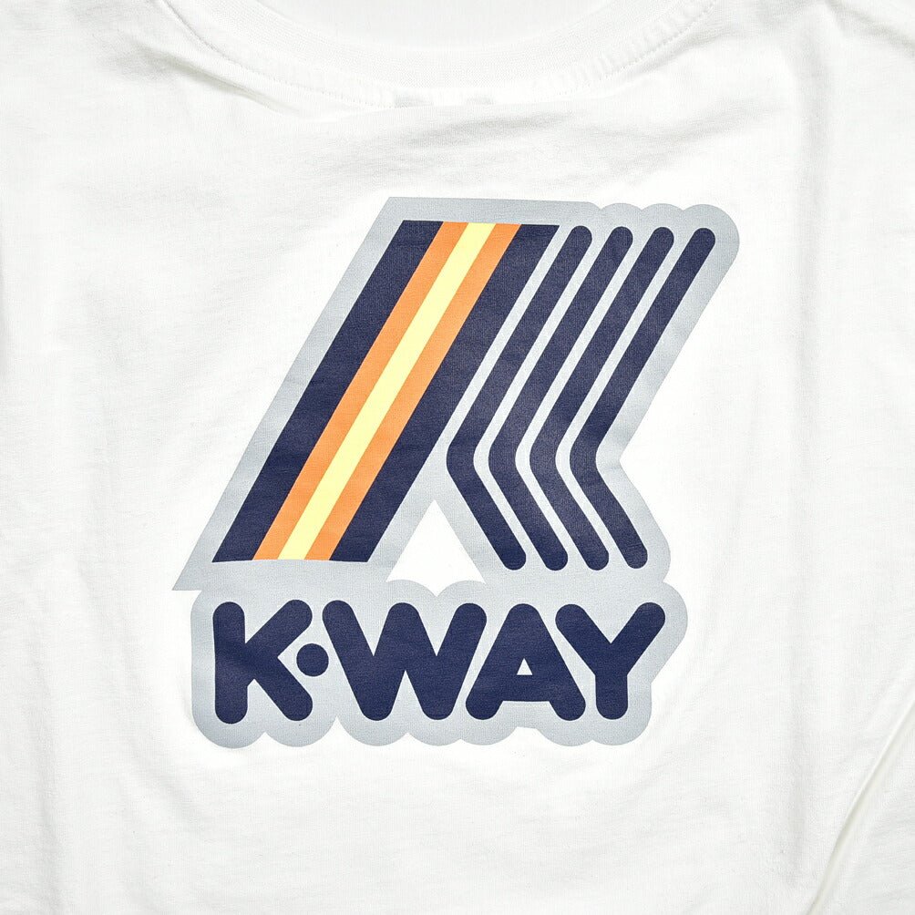 K-WAY コットン100% バックプリント半袖Tシャツ｜GUARDAROBA MILANO OFFICIAL STORE