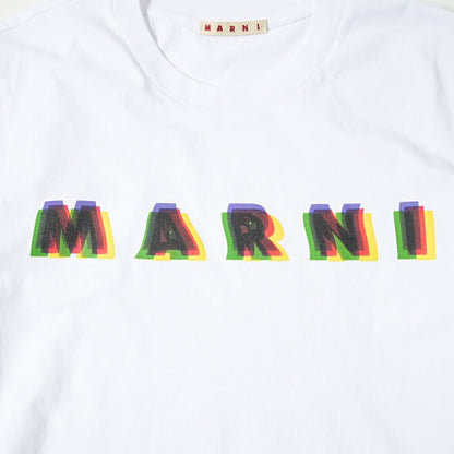 2023SS MARNI 3D MARNIプリントロゴ コットン100% 半袖クルーネックTシャツ｜GUARDAROBA MILANO OFFICIAL STORE