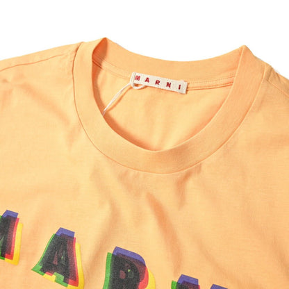 2023SS MARNI 3D MARNIプリントロゴ コットン100% 半袖クルーネックTシャツ｜GUARDAROBA MILANO OFFICIAL STORE