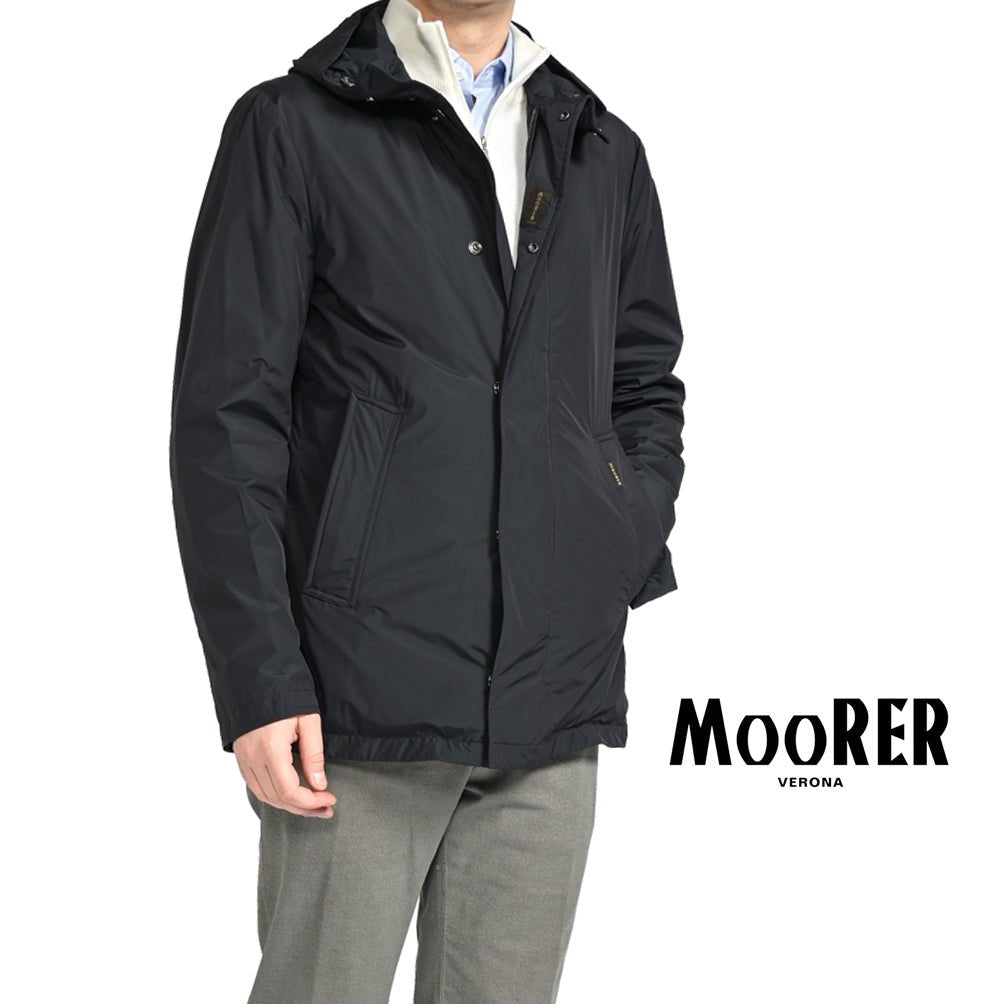 SALE｜MOORER COMTE-MS フーデッドナイロンブルゾン