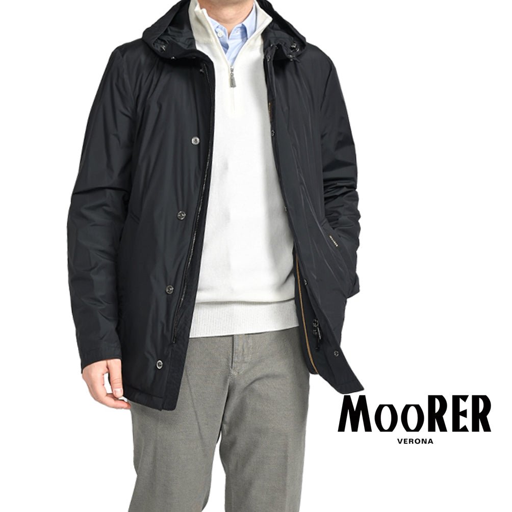 SALE｜MOORER COMTE-MS フーデッドナイロンブルゾン