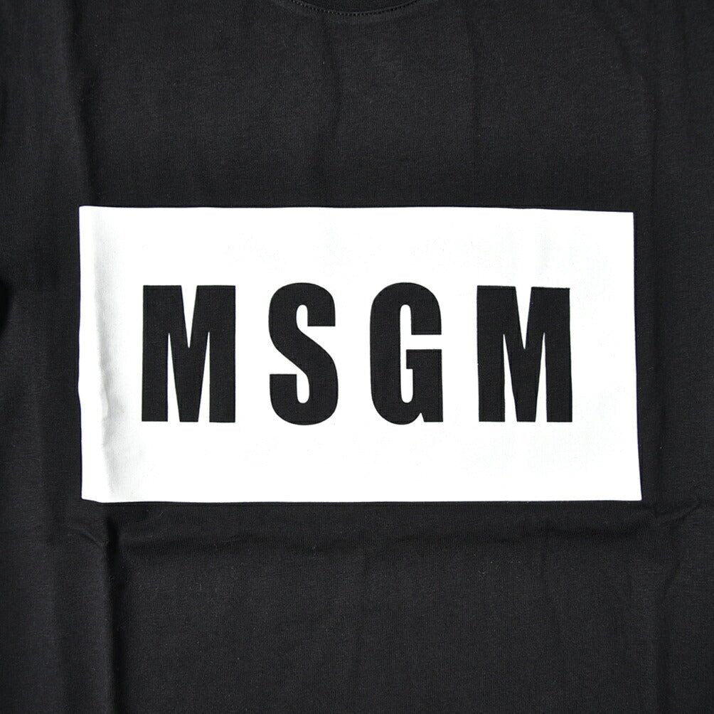 ミラノ新品　MSGM メンズ　バックプリント　ロゴ　Tシャツ　半袖　グレー　L ギフト