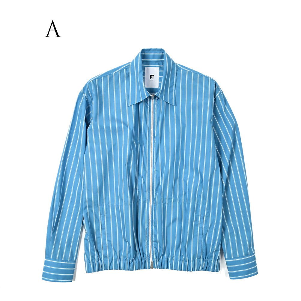 PT TORINO コットン100% ジップアップシャツブルゾン｜GUARDAROBA MILANO OFFICIAL STORE