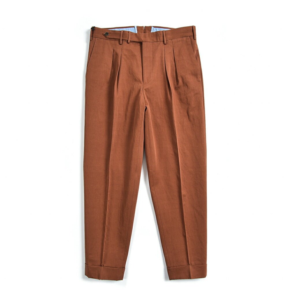 PT torino コットンリネンスラックス CARROT FIT サイズ42 - 通販